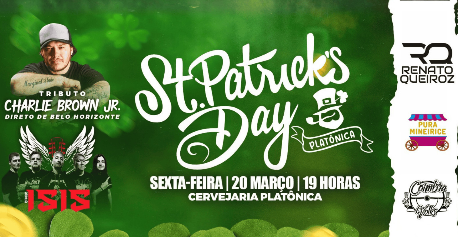 SAINT PATRICK’S DAY NA CERVEJARIA PLATÔNICA