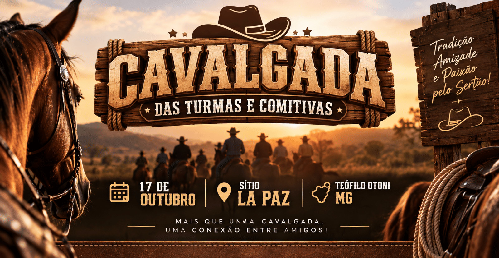 CAVALGADA DAS TURMAS E COMITIVAS