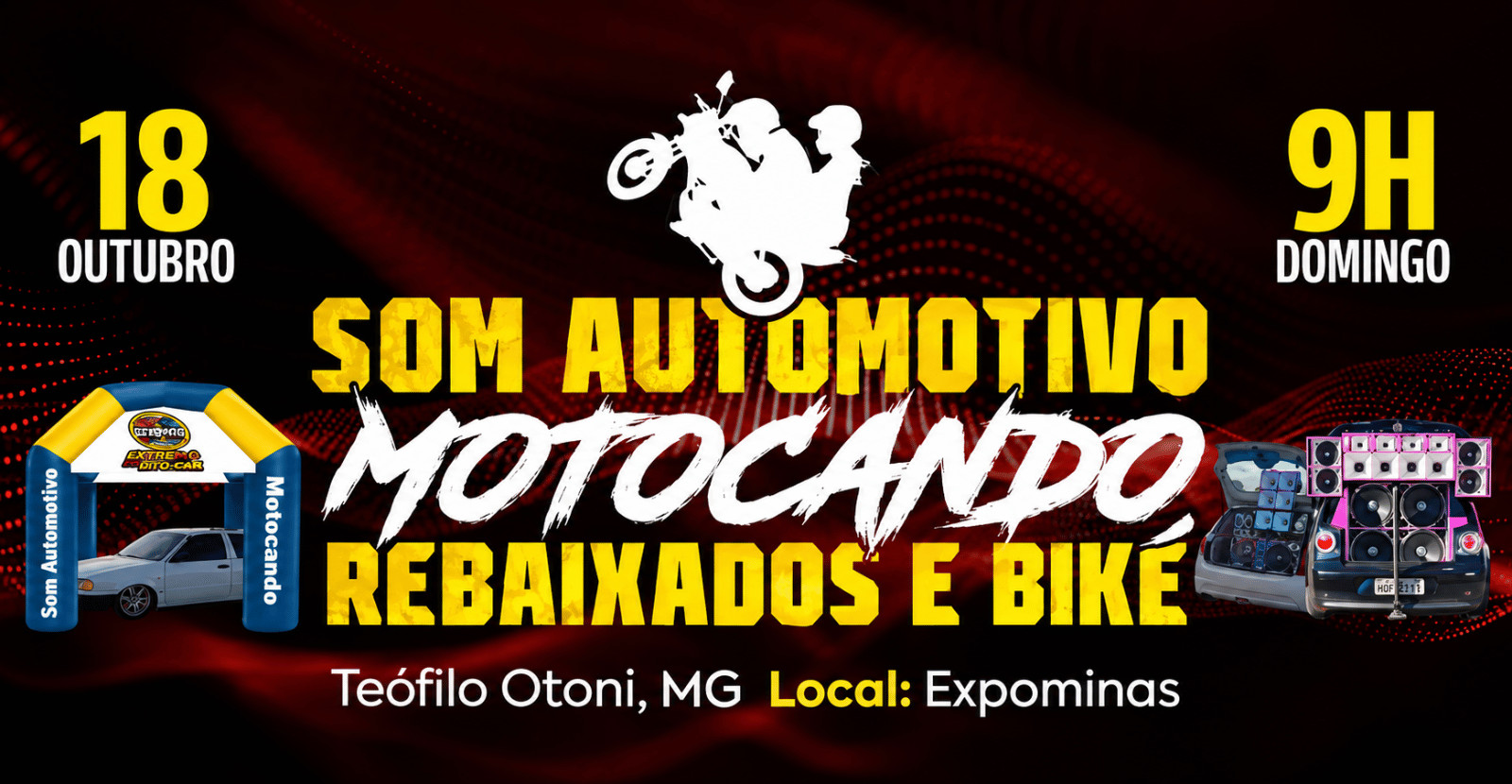 SOM AUTOMOTIVO, REBAIXADOS, MOTOCANDO E BIKE