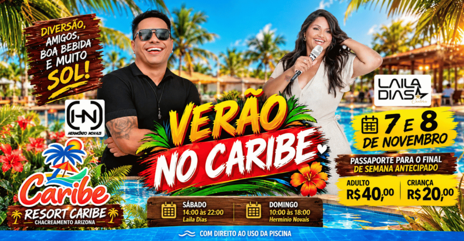 Verão no Caribe