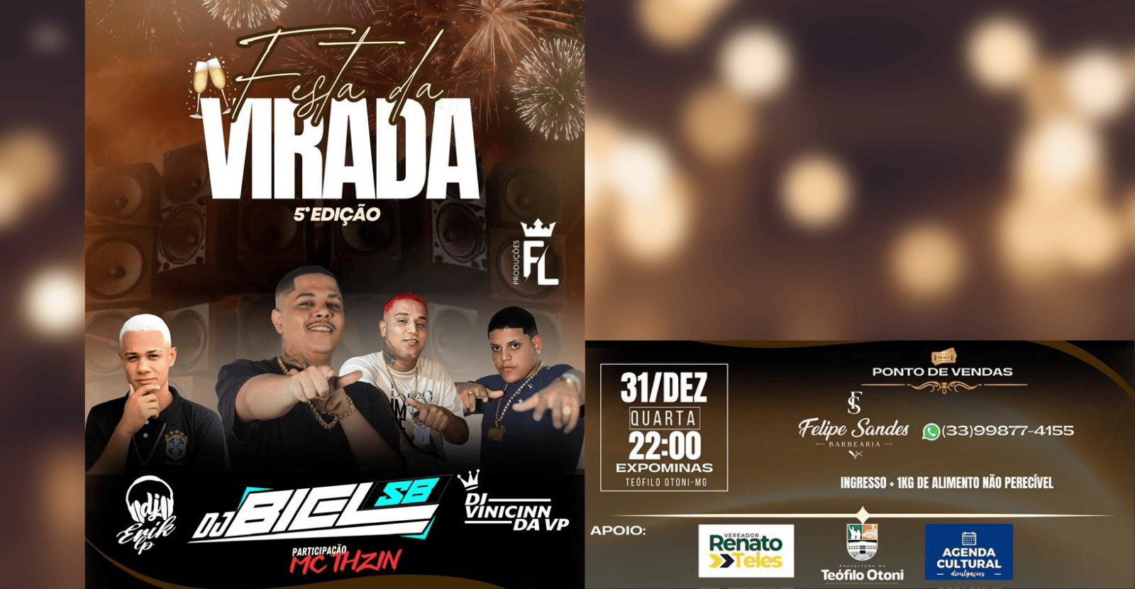 FESTA DA VIRADA - 5ª EDIÇÃO