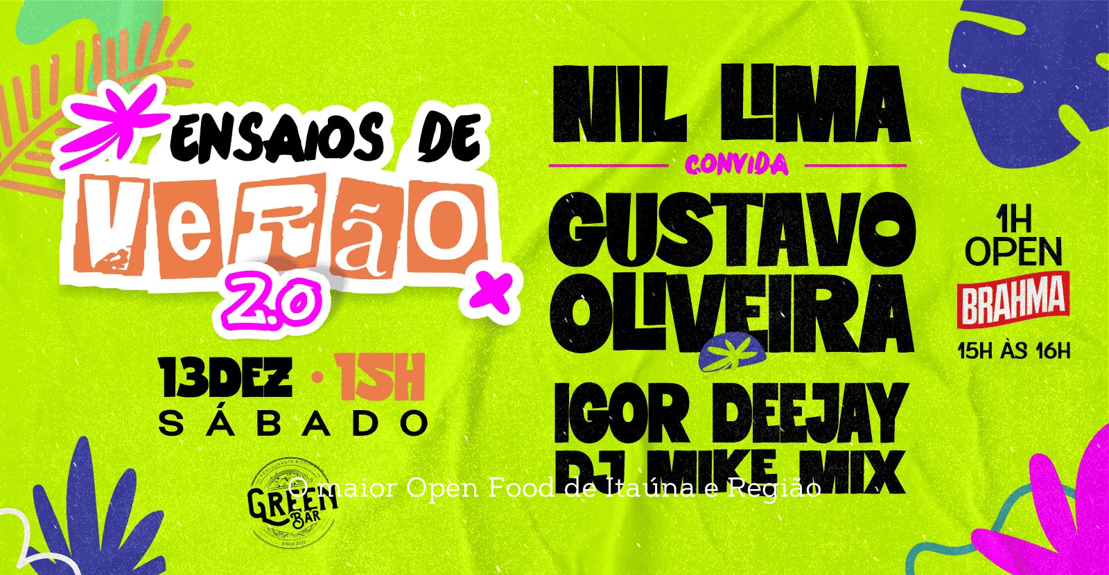 ENSAIOS DE VERAO 2.0