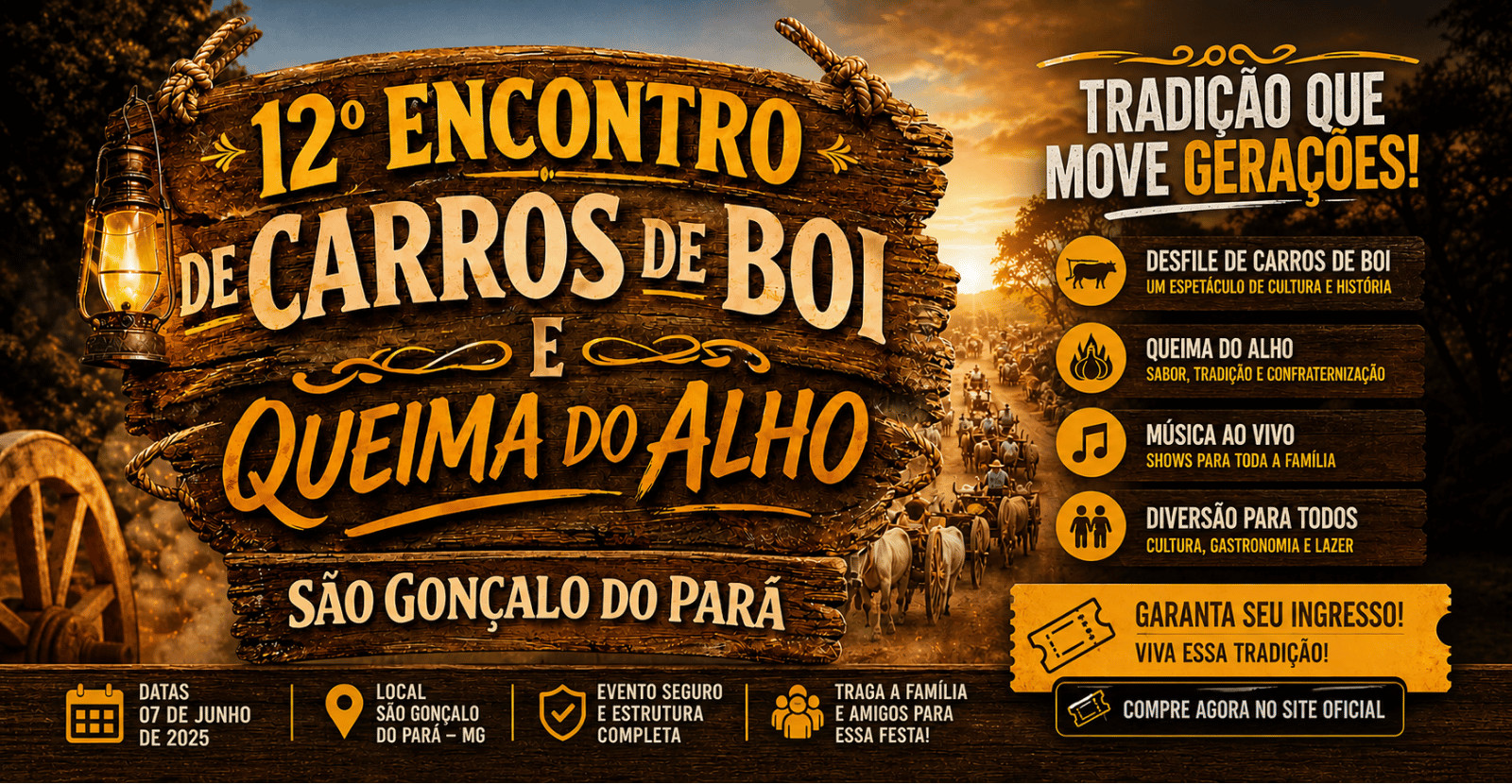 12º  ENCONTRO DE CARRO DE BOI - SÃO GONÇALO DO PARÁ